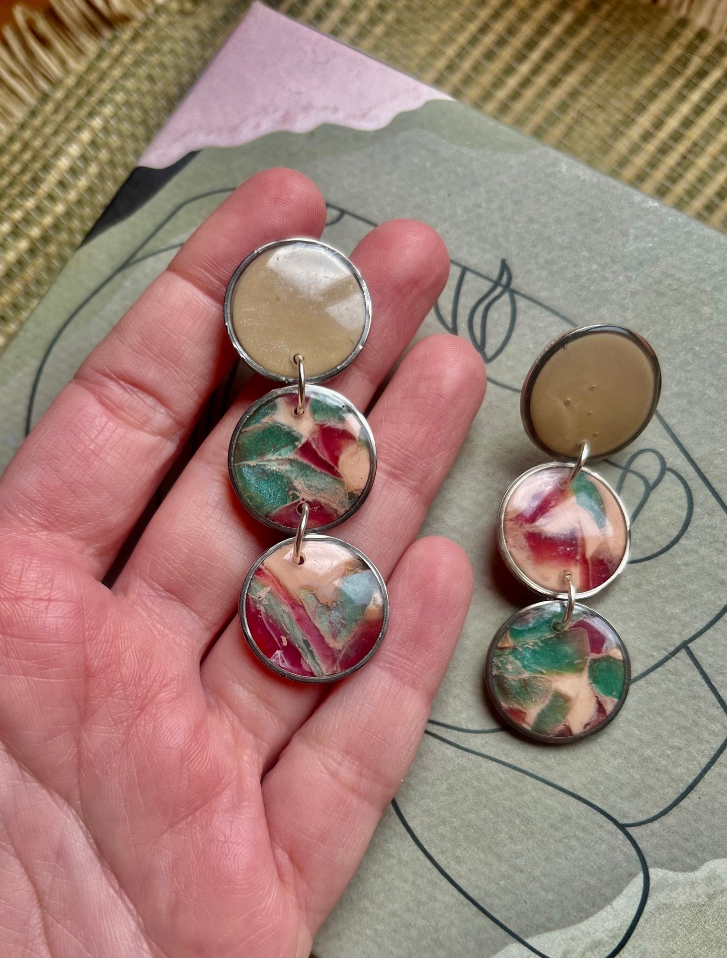 pendientes Vidriera