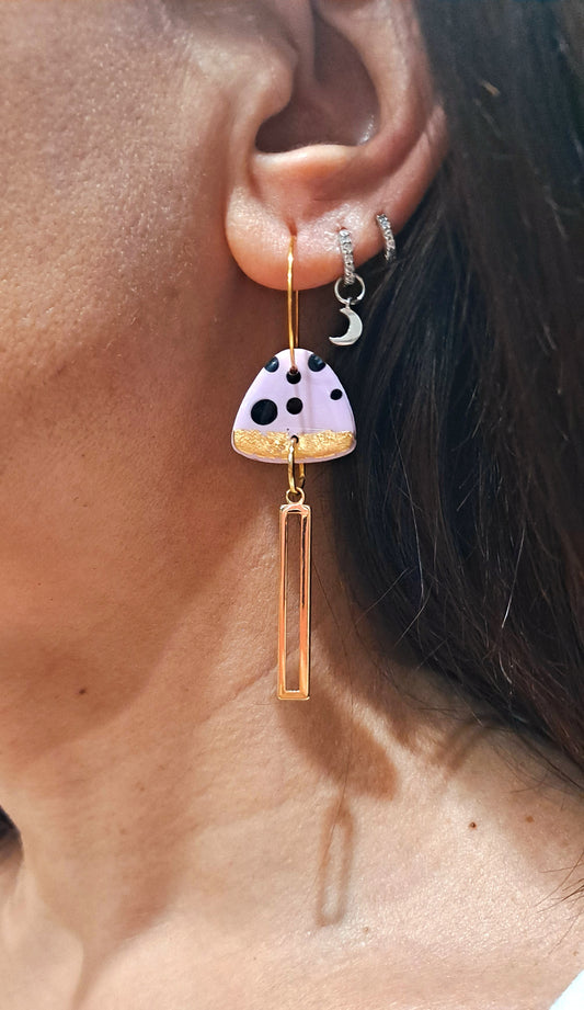 aretes dorados Copenhage