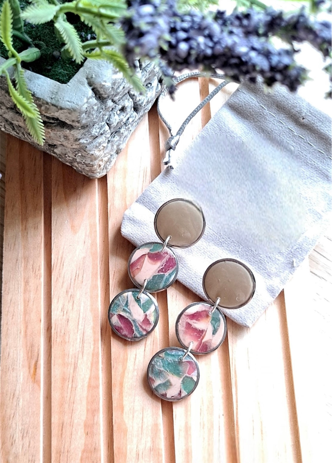 pendientes Vidriera
