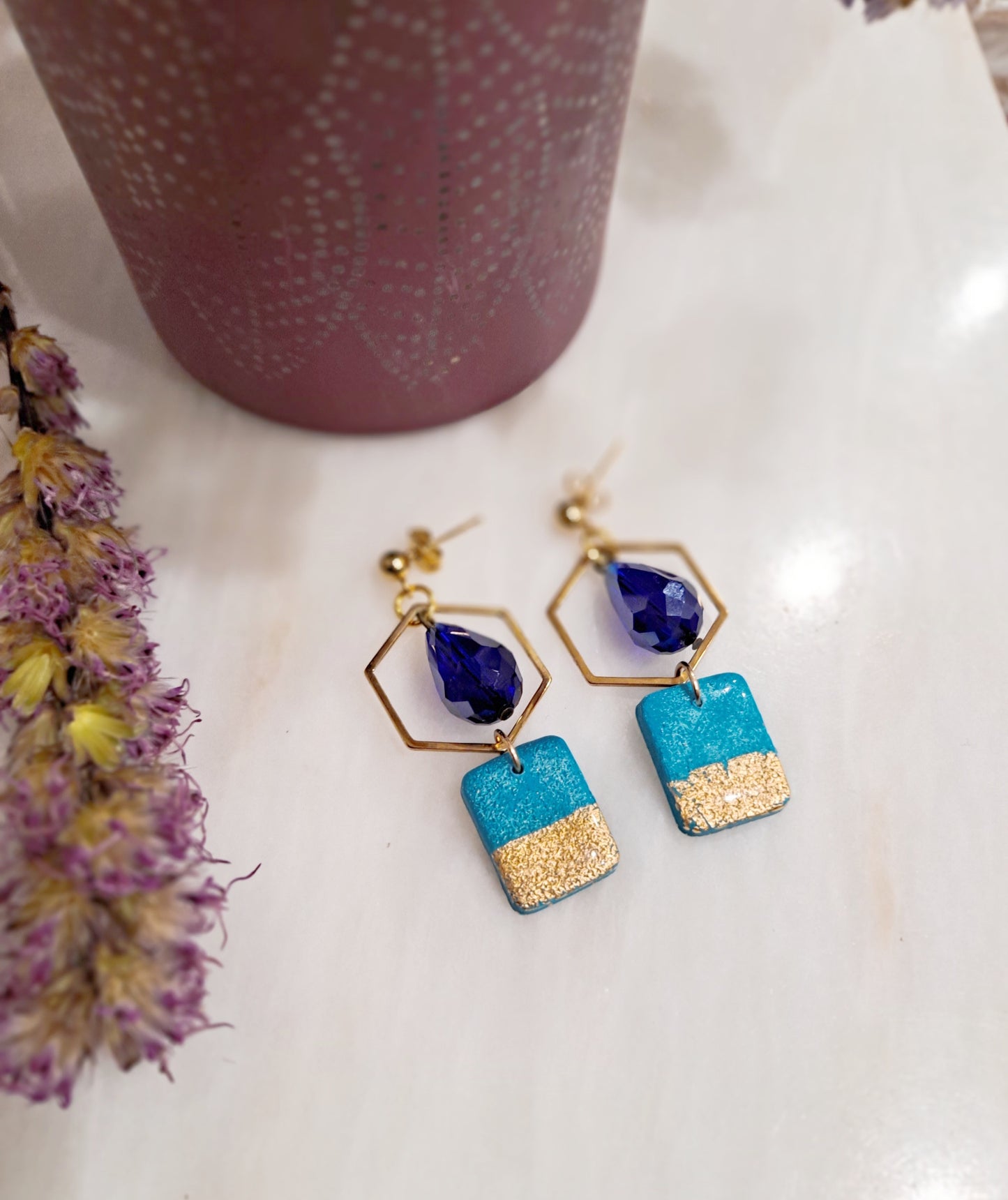 Pendientes Azules PUNJAB