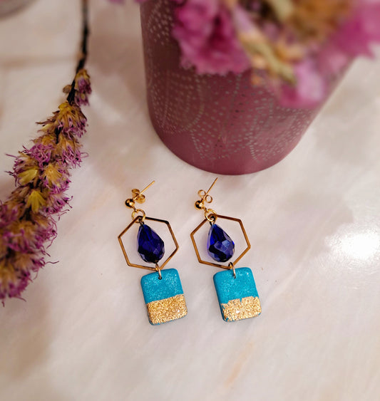 Pendientes Azules PUNJAB
