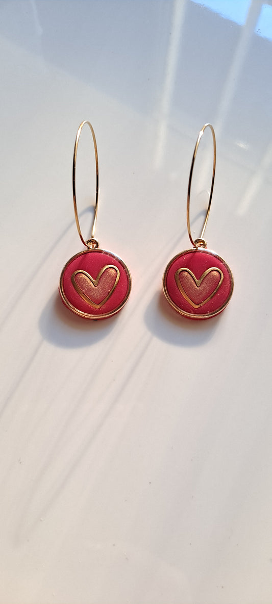 Aretes Corazón