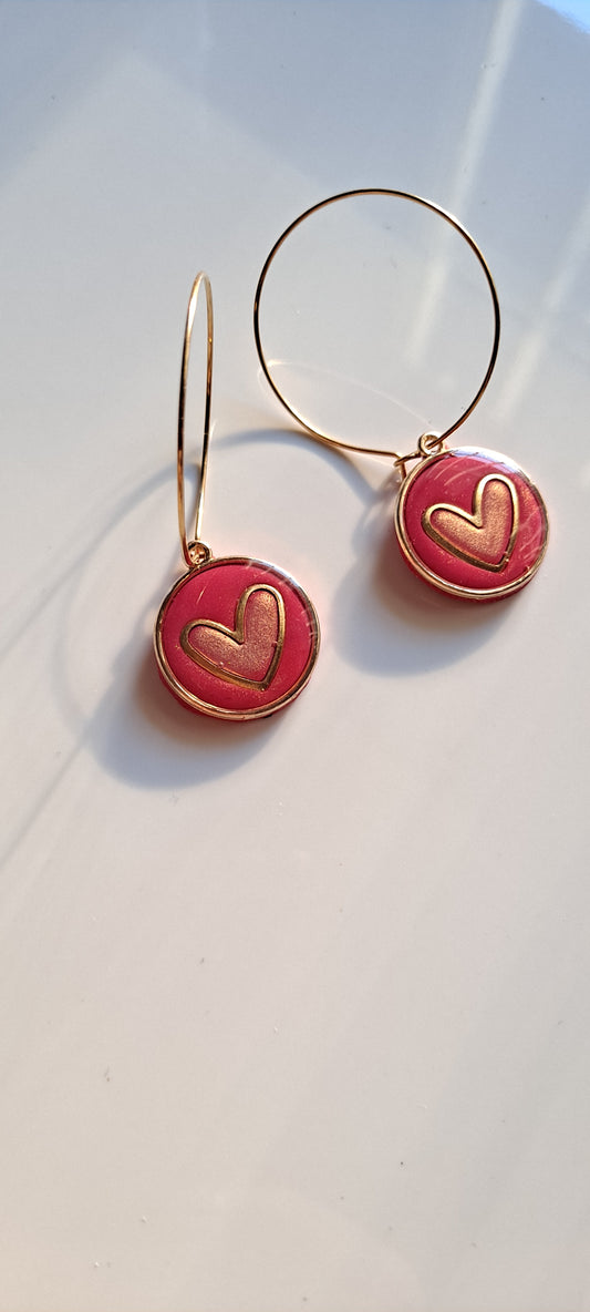 Aretes Corazón