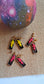 pendientes Bowie Rayo (rosa/ amarillo)